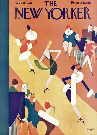 Roaring 1920s Theodore G Haupt The New Yorker 1927_10_15 Copyright | Roaring 1920s Ad Art and Magazine Cover Art