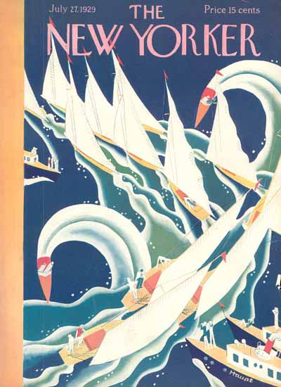 Roaring 1920s Theodore G Haupt The New Yorker 1929_07_27 Copyright | Roaring 1920s Ad Art and Magazine Cover Art