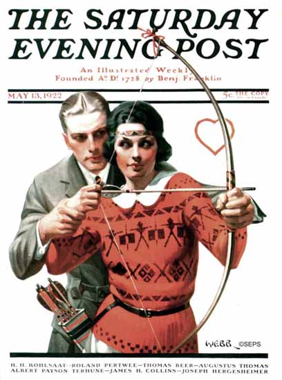 Roaring 1920s Tom Webb Saturday Evening Post 1922_05_13 | Roaring 1920s Ad Art and Magazine Cover Art