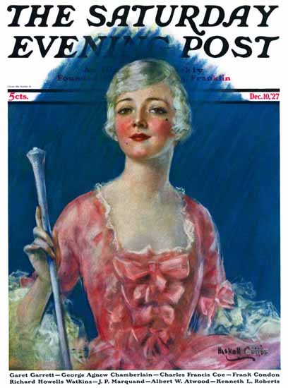 Roaring 1920s WH Coffin Artist Saturday Evening Post 1927_12_10 | Roaring 1920s Ad Art and Magazine Cover Art