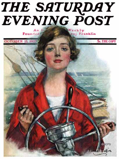 Roaring 1920s WH Coffin Saturday Evening Post 1927_10_15 | Roaring 1920s Ad Art and Magazine Cover Art