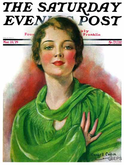 Roaring 1920s WH Coffin Saturday Evening Post 1929_03_23 | Roaring 1920s Ad Art and Magazine Cover Art