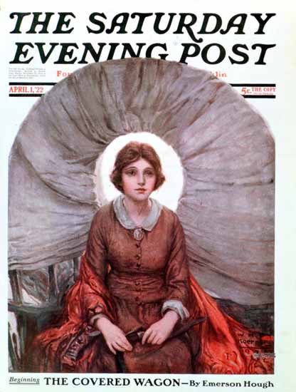 Roaring 1920s WHD Koerner Saturday Evening Post Wagon 1922_04_01 | Roaring 1920s Ad Art and Magazine Cover Art