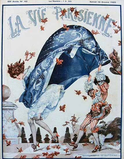 Roaring Twenties 1920s La Vie Parisienne 1920 Automne | Roaring 1920s Ad Art and Magazine Cover Art