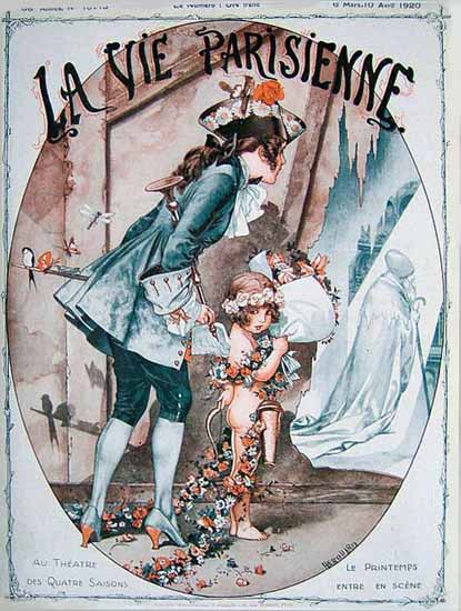 Roaring Twenties 1920s La Vie Parisienne 1920 Le Printemps | Roaring 1920s Ad Art and Magazine Cover Art