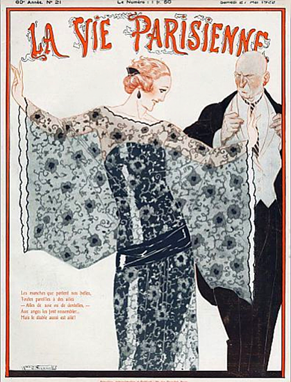 Roaring Twenties 1920s La Vie Parisienne 1922 Mai 27 | Roaring 1920s Ad Art and Magazine Cover Art