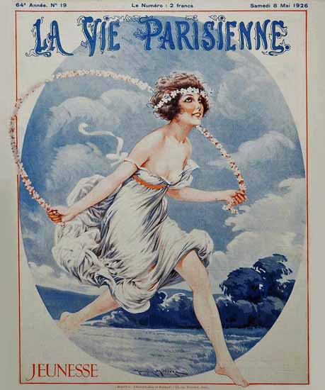 Roaring Twenties 1920s La Vie Parisienne 1926 Jeunesse | Roaring 1920s Ad Art and Magazine Cover Art