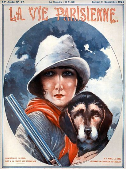 Roaring Twenties 1920s La Vie Parisienne 1926 Septembre 11 | Roaring 1920s Ad Art and Magazine Cover Art