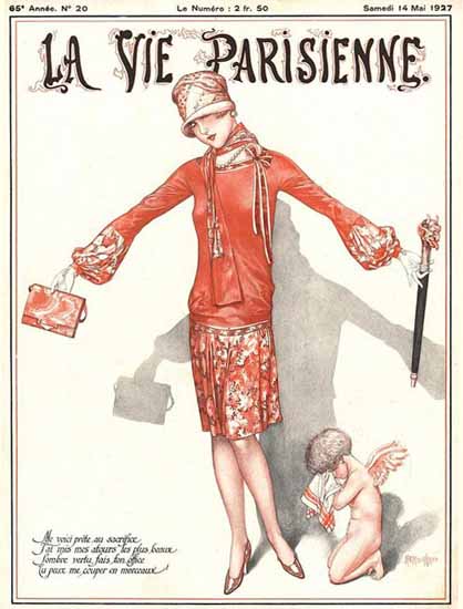 Roaring Twenties 1920s La Vie Parisienne 1927 Mai 14 | Roaring 1920s Ad Art and Magazine Cover Art