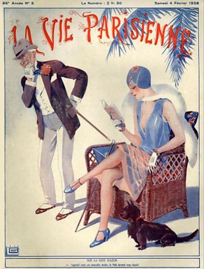 Roaring Twenties 1920s La Vie Parisienne 1928 Fevrier 4 | Roaring 1920s Ad Art and Magazine Cover Art