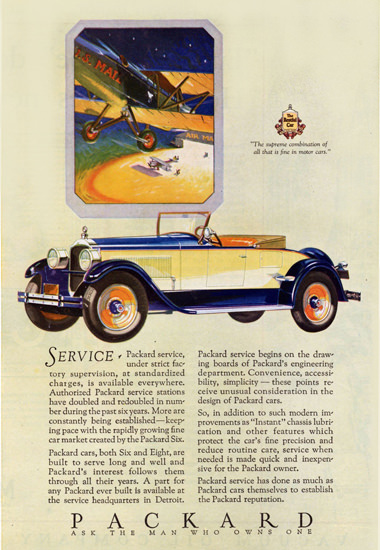 Roaring Twenties 1920s Packard Runabout 1927 | Roaring 1920s Ad Art and Magazine Cover Art