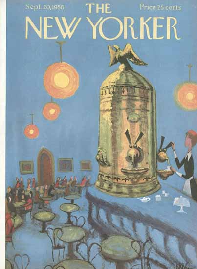 Robert Kraus The New Yorker 1958_09_20 Copyright | The New Yorker Graphic Art Covers 1946-1970