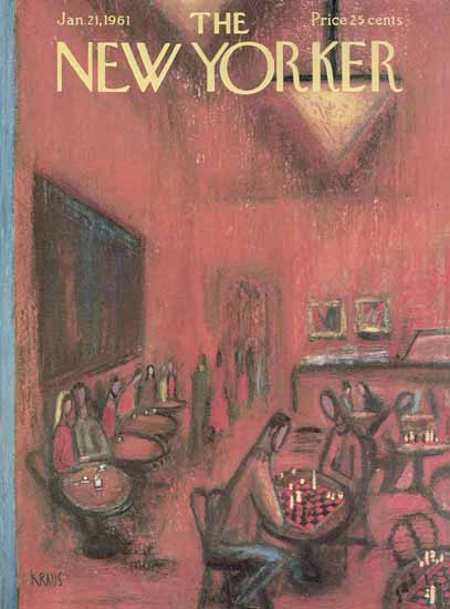 Robert Kraus The New Yorker 1961_01_21 Copyright | The New Yorker Graphic Art Covers 1946-1970