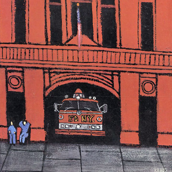 Robert Kraus The New Yorker 1966_05_21 Copyright crop | Best of Vintage Cover Art 1900-1970