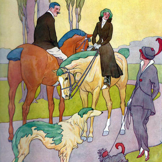 Robert L Dickey Life Humor Magazine 1914-04-23 Copyright crop | Best of 1891-1919 Ad and Cover Art