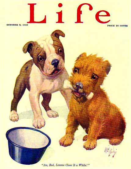 Robert L Dickey Life Humor Magazine 1925-10-08 Copyright | Life Magazine Graphic Art Covers 1891-1936