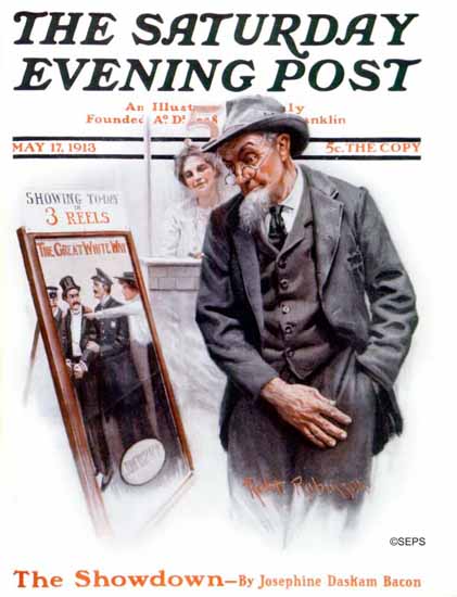 Robert Robinson Saturday Evening Post 1913_05_17 | The Saturday Evening Post Graphic Art Covers 1892-1930