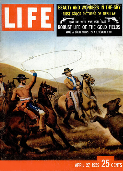 Robust Life of the Gold Fields 27 Apr 1959 Copyright Life Magazine | Life Magazine Color Photo Covers 1937-1970