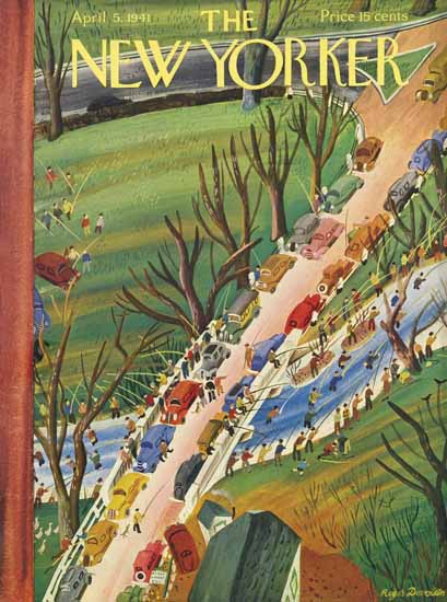 Roger Duvoisin The New Yorker 1941_04_05 Copyright | The New Yorker Graphic Art Covers 1925-1945