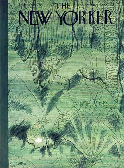 Roger Duvoisin The New Yorker 1945_02_10 Copyright | The New Yorker Graphic Art Covers 1925-1945