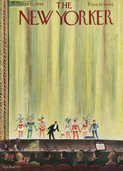 Roger Duvoisin The New Yorker 1948_09_25 Copyright | The New Yorker Graphic Art Covers 1946-1970