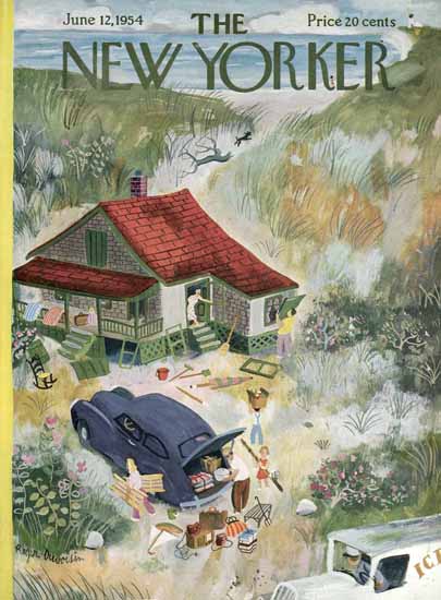 Roger Duvoisin The New Yorker 1954_06_12 Copyright | The New Yorker Graphic Art Covers 1946-1970