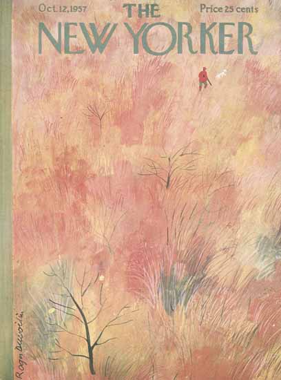 Roger Duvoisin The New Yorker 1957_10_12 Copyright | The New Yorker Graphic Art Covers 1946-1970