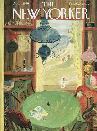 Roger Duvoisin The New Yorker 1959_08_01 Copyright | The New Yorker Graphic Art Covers 1946-1970