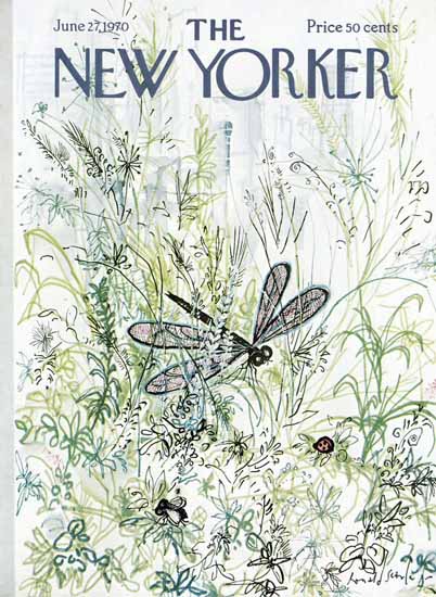 Ronald Searle The New Yorker 1970_06_27 Copyright | The New Yorker Graphic Art Covers 1946-1970