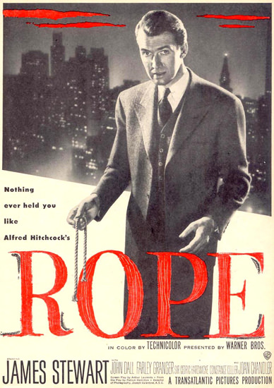 Rope James Stewart Movie 1948 | Vintage Ad and Cover Art 1891-1970