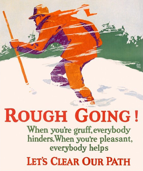 Rough Going | Vintage Ad and Cover Art 1891-1970