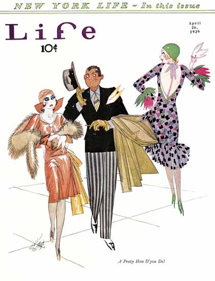 Russell Patterson Life Humor Magazine 1929-04-26 Copyright | Life Magazine Graphic Art Covers 1891-1936