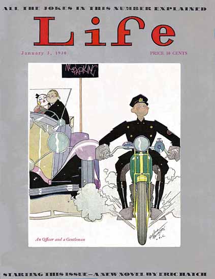 Russell Patterson Life Humor Magazine 1930-01-03 Copyright | Life Magazine Graphic Art Covers 1891-1936