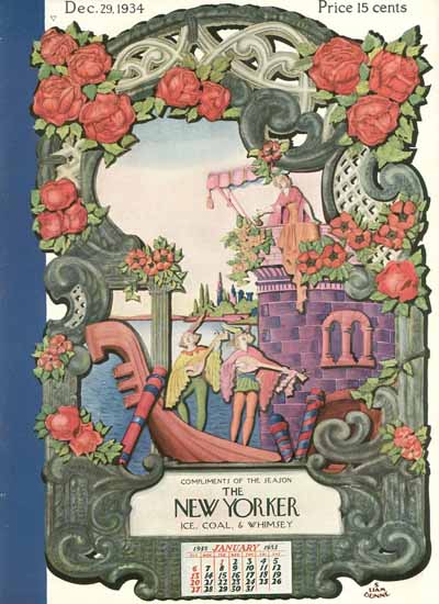 S Liam Dunne The New Yorker 1934_12_29 Copyright | The New Yorker Graphic Art Covers 1925-1945