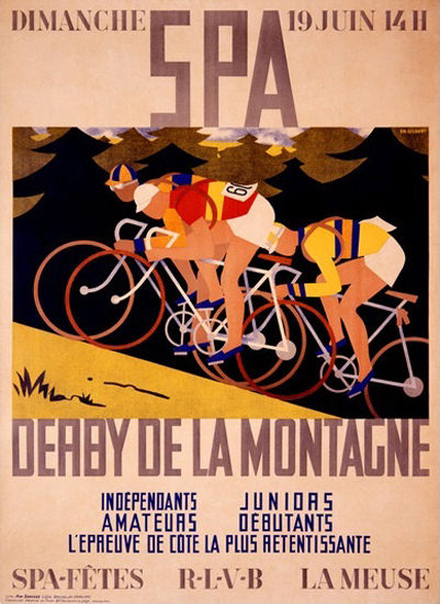 SPA Derby De La Montagne Charles Gilbert | Vintage Ad and Cover Art 1891-1970