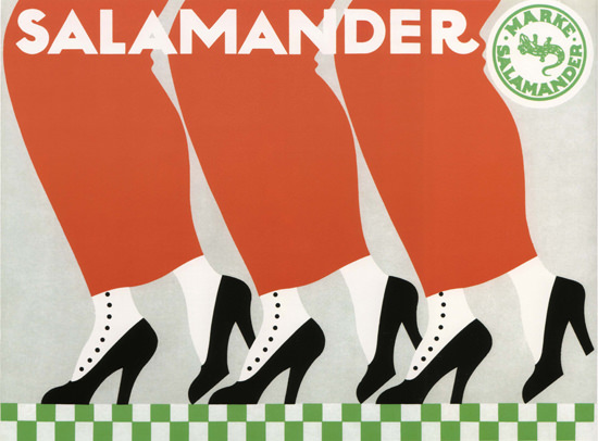 Salamander 1912 Germany Deutschland Shoes | Sex Appeal Vintage Ads and Covers 1891-1970