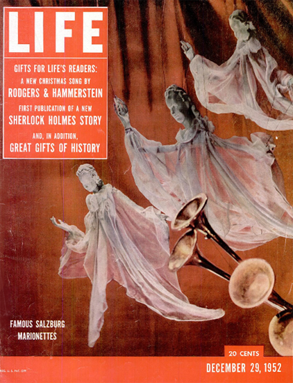 Salzburg Marionettes 29 Dec 1952 Copyright Life Magazine | Life Magazine Color Photo Covers 1937-1970