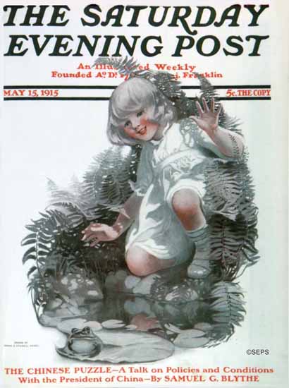 Sarah Stilwell-Weber Cover Artist Saturday Evening Post 1915_05_15 | The Saturday Evening Post Graphic Art Covers 1892-1930