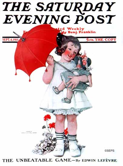 Sarah Stilwell-Weber Cover Artist Saturday Evening Post 1915_09_04 | The Saturday Evening Post Graphic Art Covers 1892-1930