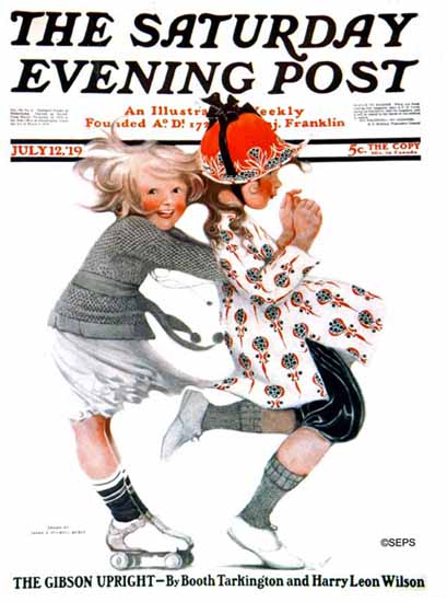 Sarah Stilwell-Weber Cover Artist Saturday Evening Post 1919_07_12 | The Saturday Evening Post Graphic Art Covers 1892-1930