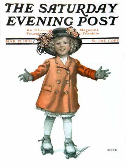 Sarah Stilwell-Weber Saturday Evening Post 1910_03_12 | The Saturday Evening Post Graphic Art Covers 1892-1930