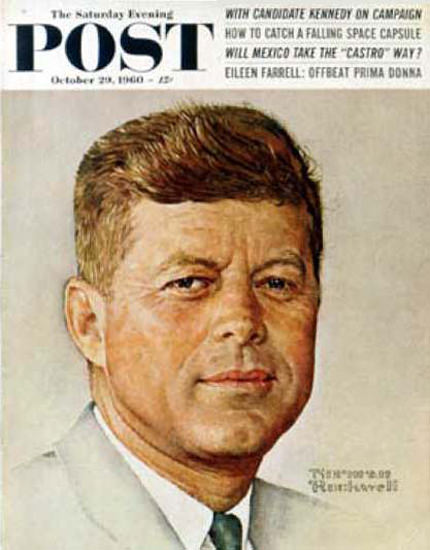 Saturday Evening Post Copyright 1960 John F Kennedy | Vintage Ad and Cover Art 1891-1970