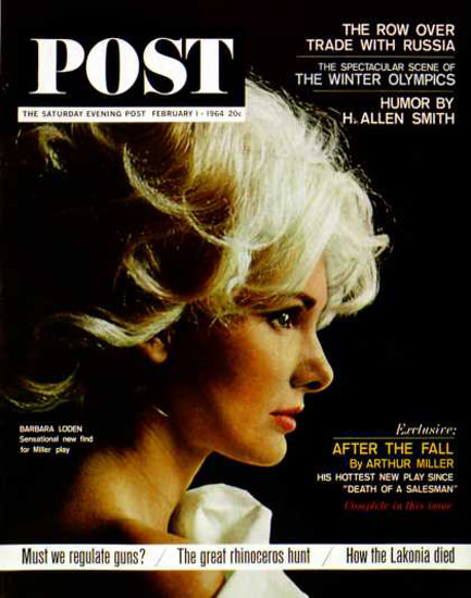 Saturday Evening Post Copyright 1964 Barbara Loden | Sex Appeal Vintage Ads and Covers 1891-1970