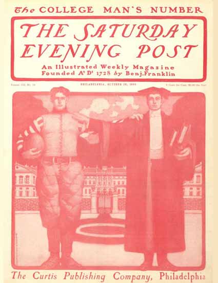 Saturday Evening Post Cover 1899_10_28 | The Saturday Evening Post Graphic Art Covers 1892-1930