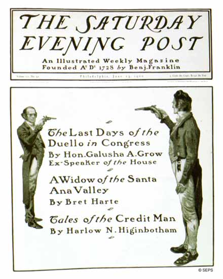 Saturday Evening Post Cover 1900_06_23 | The Saturday Evening Post Graphic Art Covers 1892-1930