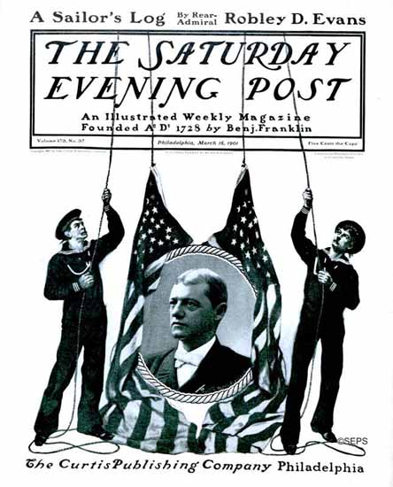 Saturday Evening Post Cover 1901_03_16 | The Saturday Evening Post Graphic Art Covers 1892-1930