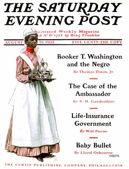 Saturday Evening Post Cover Art 1905_08_19 | The Saturday Evening Post Graphic Art Covers 1892-1930