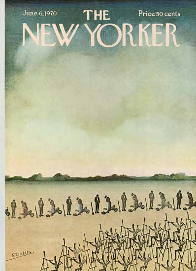 Saul Steinberg The New Yorker 1970_06_06 Copyright | The New Yorker Graphic Art Covers 1946-1970