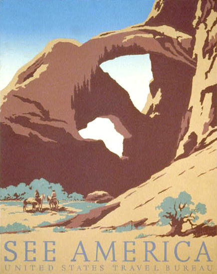 See America United States Travel Bureau | Vintage Travel Posters 1891-1970