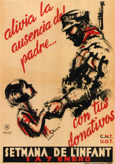 Setmana De L Infant Spain Espana | Vintage War Propaganda Posters 1891-1970